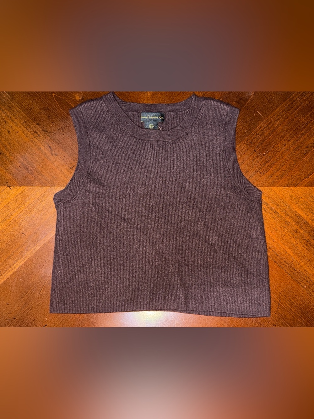 House of Harlow 1960 Ribbed Sleeveless Top - Plum